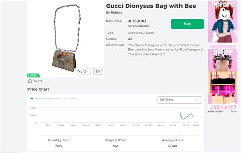 how much are the gucci bags roblox|Gucci robux bag.